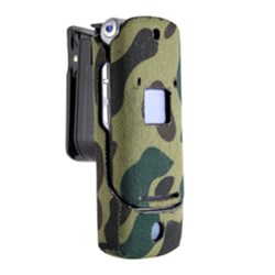 Motorola Compatible Snap on Cover with Ratcheting Swivel Belt Clip - Camouflage   GSMK1COVCAMO