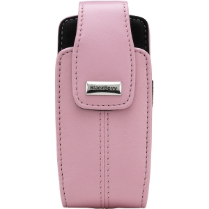 Blackberry Original Lambskin Leather Holster with Swivel Belt Clip. Pink   HDW-12715-005