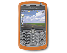 Blackberry Original Rubberized Skin Cover - Orange   HDW-13840-002