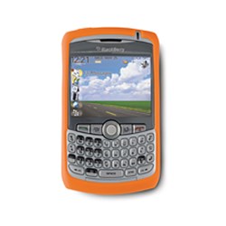 Blackberry Original Rubberized Skin Cover - Orange   HDW-13840-002