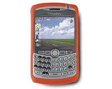 Blackberry Original Rubberized Skin Cover - Red   HDW-13840-003