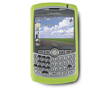 Blackberry Original Rubberized Skin Cover - Green   HDW-13840-006