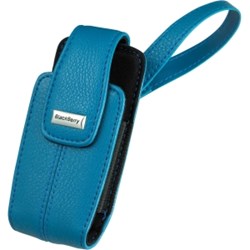 Blackberry Original Embossed Leather Pouch - Light Blue      HDW-15987-004