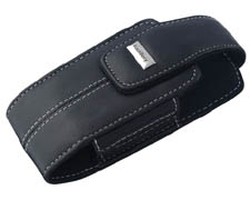 Blackberry Original Leather Holster with Swivel Belt Clip - Black HDW-15994-001