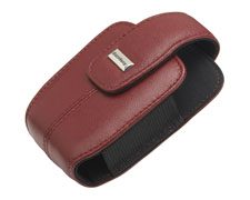 Blackberry Original Leather Holster with Swivel Belt Clip - Red HDW-16462-003