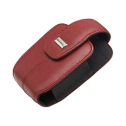 Blackberry Original Leather Holster with Swivel Belt Clip - Red    HDW-16462-003