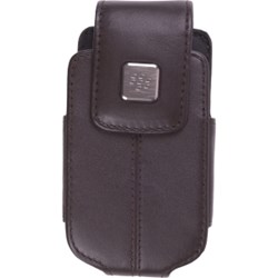 Blackberry Original Espresso Leather Swivel Holster  HDW-18955-002-BL