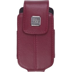 Blackberry Original Dark Red Leather Swivel Holster  HDW-18955-003-BL