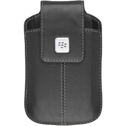Blackberry Original Black Leather Swivel Holster  HDW-18960-001-BL