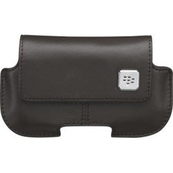 Blackberry Original Dark Brown Leather Horizontal Holster   HDW-18965-002-BL