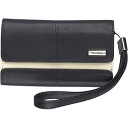 Blackberry Original Leather Folio Horizontal Pouch - Dark Blue  HDW-18966-003