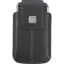 Blackberry Origninal Leather Holster with Swivel Clip - Black HDW-18969-001