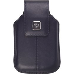 Blackberry Original Leather Holster with Ratcheting Swivel Clip - Dark Blue  HDW-18969-003