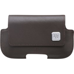 Blackberry Original Dark Brown Leather Horizontal Pouch  HDW-18975-002