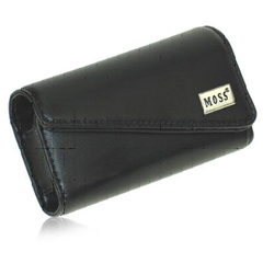 Platinum Horizontal Iris Black Pouch Case - Small   HORIRISSM