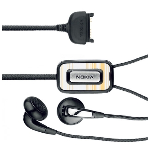 Nokia Original HS-31 Fashion Stereo Headset - Black    HS-31