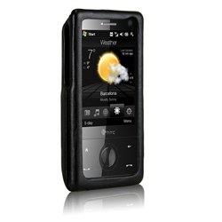 HTC Compatible CaseMate Leather Case - Black  HTCDC-PB