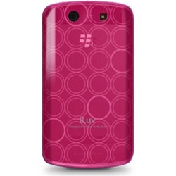 Blackberry Compatible Flexible Clear Case - Pink  IBB402PNK
