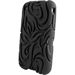 Apple Compatible Incipio Tribal dermaSHOT Silicone Case - Black  ILAB-100