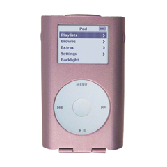 iPod Mini Compatible Hard Shell Case - Pink   IMINISHELLPK