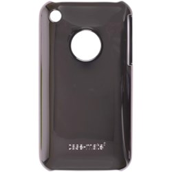 Apple Compatible Case Mate Barely There Case- Dark Silver  IPH3GBT-MSLV