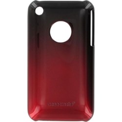 Apple Compatible Case Mate Barely There Case- Red and Black  IPH3GBT-RRED
