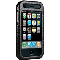 Apple Compatible Case Mate Carbon Fiber Leather Case  IPH3GC-BCF