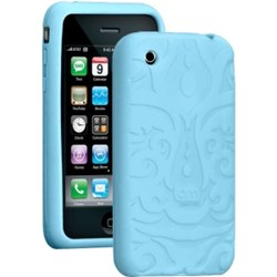 Apple Compatible Case-Mate Tiki Skin - Blue  IPH3GTR-BLU