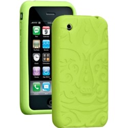 Apple Compatible Case-Mate Tiki Skin - Green  IPH3GTR-GRN