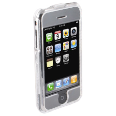 Apple Compatible Transparent Snap On Cover with Swivel Belt Clip - Clear    IPHONECOVCL