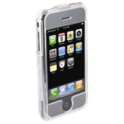 Apple Compatible Transparent Snap On Cover with Swivel Belt Clip - Clear    IPHONECOVCL