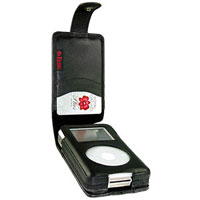 iPod Compatible Krusell Handit Multidapt Leather Case - Black   KIPODHM