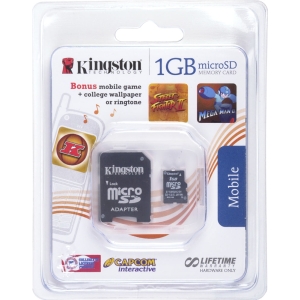 Kingston Universal 1GB MicroSD Entertainment Card          KW-C011G-1TQ