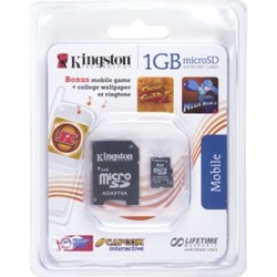 Kingston Universal 1GB MicroSD Entertainment Card          KW-C011G-1TQ