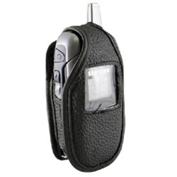 Samsung Compatible Standard Leather Case with Fixed Belt Clip   LC507PR