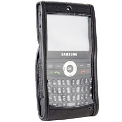 Samsung Compatible Standard Leather Case with Fixed Belt Clip    LC607PR