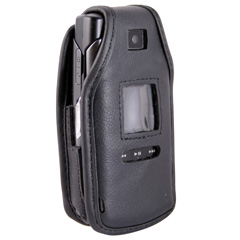 Samsung Compatible Standard Leather Case with Fixed Belt Clip  LC707PR