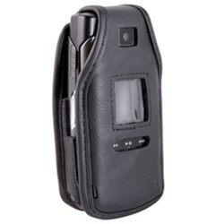 Samsung Compatible Standard Leather Case with Fixed Belt Clip  LC707PR