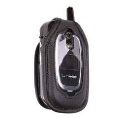 UTStarcom Compatible Standard Leather Case with Fixed Belt Clip  LC8945PR