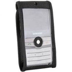 Samsung Compatible Leather Case with Standard Belt Clip and Wrist Strap             LCACCESSPR