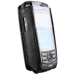 Pantech Compatible Leather Case with Fixed Belt Clip and Wrist Strap    LCC810PR