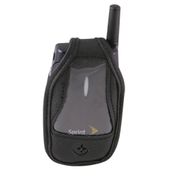 UTStarcom Compatible Standard Leather Case with Fixed Belt Clip  LCCDM120PR