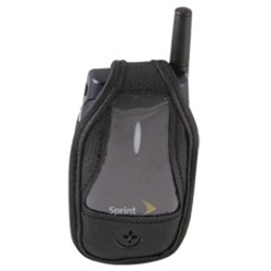 UTStarcom Compatible Standard Leather Case with Fixed Belt Clip  LCCDM120PR
