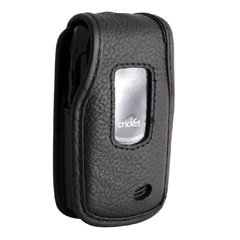 UTStarcom Compatible Standard Leather Case with Fixed Belt Clip and Wrist Strap    LCCDM7026PR-UT