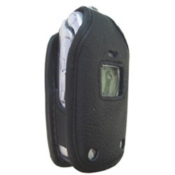 Samsung Compatible Standard Leather Case with Fixed Belt Clip   LCD357PR