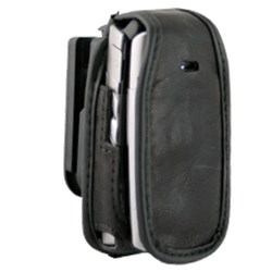 Samsung Compatible Platinum Avanti Leather Case with Ratcheting Swivel Clip   LCGLA420