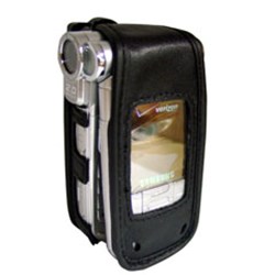 Samsung Compatible Platinum Avanti Leather Case with Ratcheting Swivel Clip   LCGLA940