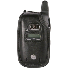 Nextel Compatible Platinum Avanti Leather Case with Ratcheting Swivel Clip  LCGLI580