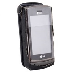 LG Compatible Leather Case with Belt Clip and Wrist Strap  LCGLIMMERPR