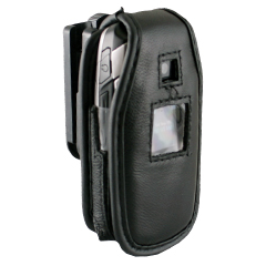 Samsung Compatible Platinum Avanti Leather Case with Ratcheting Swivel Clip  LCGLT619